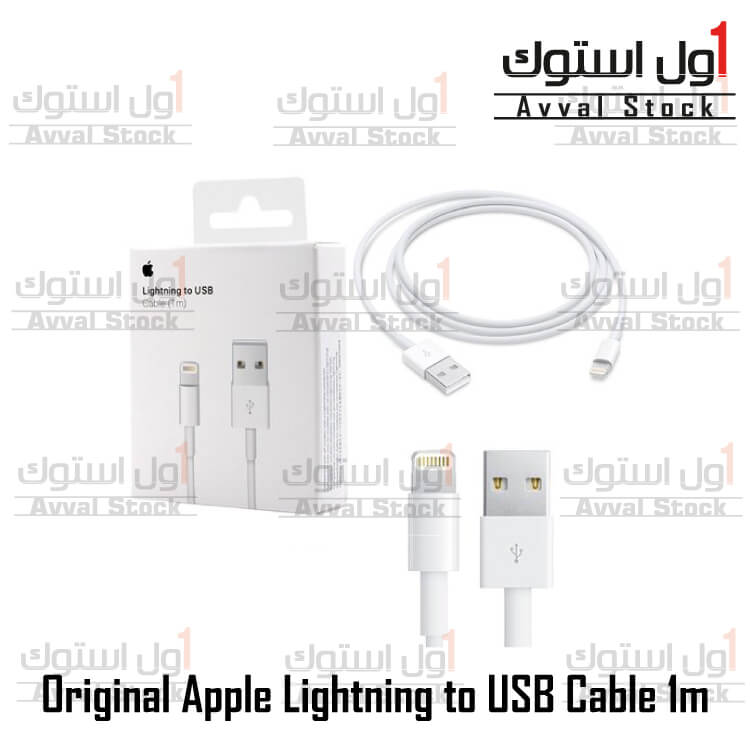 44461کابل ایفون | کابل اصلی ایفون Apple Lightning Cable 1m