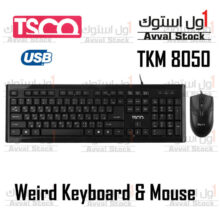 کیبورد و ماوس تسکو مدل TKM 8050 با حروف فارسی